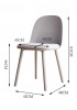 Jodie Side Chair - Grey or Black